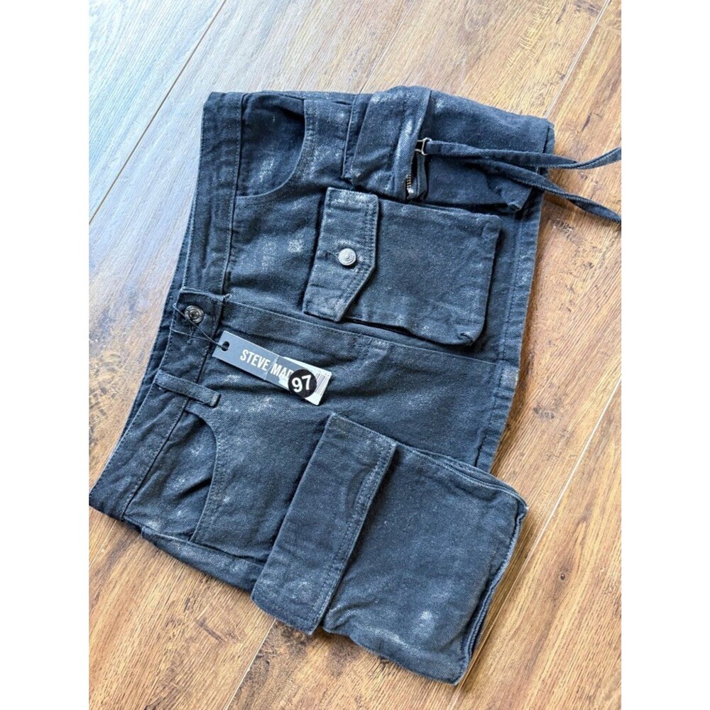 NWT Steve Madden Black Evalina Skirt with Shiny Accents